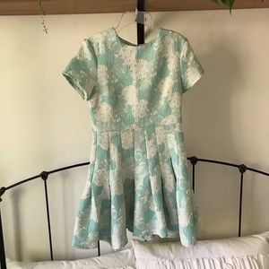Asos Mint Floral Pattern dress